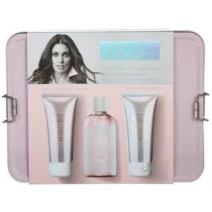 NEW Rachel Roy Pink Rose & Cashmere 4 Piece Body Care Set NWT